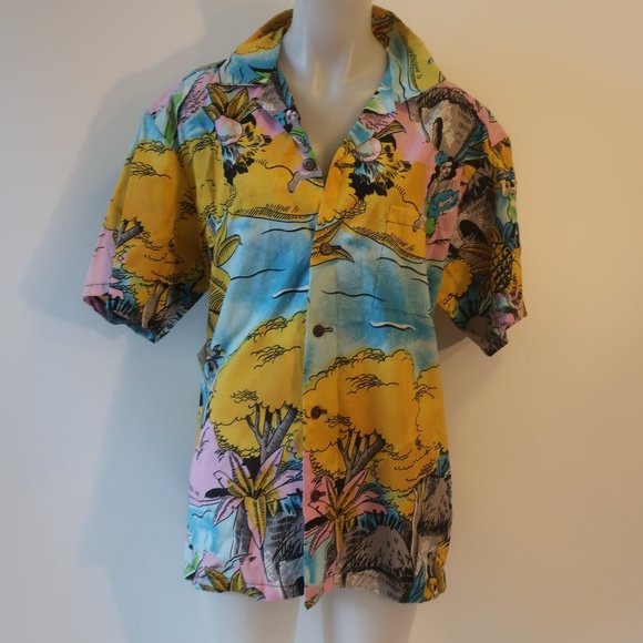 ELE LAGUNA BEACH Other - NWT Mens Ele Laguna Beach Multicolor Surfer Button Shirt XL *